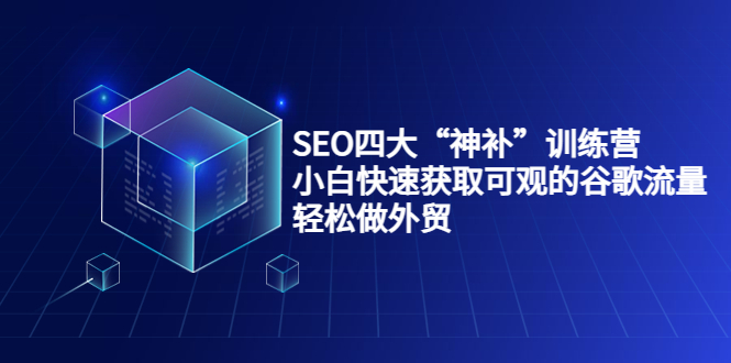 SEO四大“神补”训练营,小白快速获取可观的谷歌流量,轻松做外贸-淘金日记