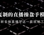 可复制的直播操盘手模型：新手做直播就学这一套就够了（12节课）-淘金日记