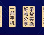 好物分享高阶实操课:0基础一部手机做好好物分享带货(24节课)-淘金日记