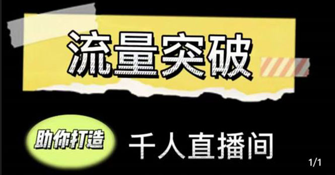 直播运营实战视频课,助你打造千人直播间(14节视频课)-淘金日记