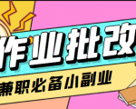 在线作业批改判断员信息差项目,1小时收益5元【视频教程+任务渠道】-淘金日记
