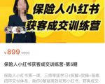 保险人小红书获客成交训练营,0基础高效玩转小红书,可复制的获客成交之路-淘金日记