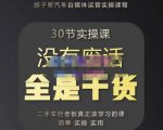 胡子哥·汽车自媒体运营实操课,汽车新媒体二手车短视频运营教程-价值8888元-淘金日记