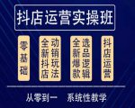 他创传媒·抖音小店系统运营实操课,从零到一系统性教学,抖店日出千单保姆级讲解-淘金日记