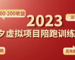 黄岛主拼多多虚拟项目陪跑训练营1.0,单店每天100-200收益,独家选品思路和运营-淘金日记