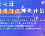 亚马逊爆款打造神舟计划,7种推品方法,4个类目广告打法,2个SOP详解-淘金日记