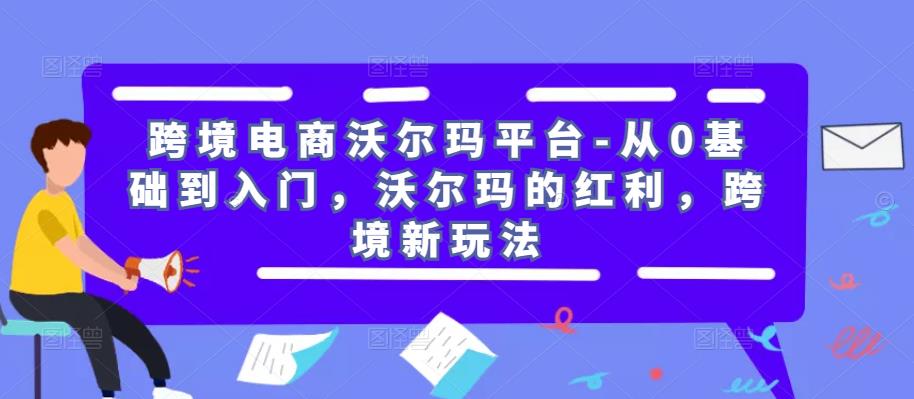 跨境电商沃尔玛平台-从0基础到入门,沃尔玛的红利,跨境新玩法-淘金日记