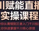 千川赋能直播间实操课程,带你从青铜到王者的入门千川投流,让你快速掌握千川核心原理-淘金日记