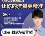 张Sir-dou+投放与运营课,2023年新版,共计52节课,告别海王粉丝,让你的流量更精准-淘金日记