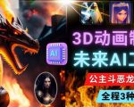 利用未来Ai工具LeiaPix,静态图转换3D动画,Lexica和Chat GPT制作精彩视频-淘金日记