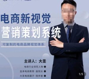 大圣·电商新视觉营销策划系统，可复制的电商品牌视觉识别系统-淘金日记