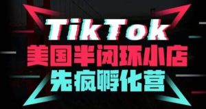 疯人院·TikTok美国半闭环小店孵化营，抢占TikTok美国蓝海市场，开店、运营、带货、投流全实操-淘金日记