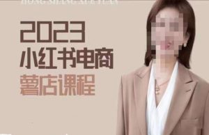 2023小红书电商课,新手小白从0~1玩转小红书薯店电商-淘金日记