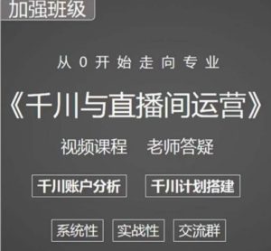 阳光哥·千川图文与直播间运营,从0开始走向专业,包含千川短视频图文、千川直播间、小店随心推-淘金日记