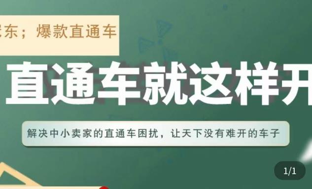 冠东·淘系直通车保姆级教程，全面讲解直通车就那么简单-淘金日记