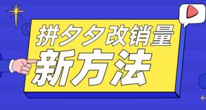 拼多多改销量新方法+卡高投产比操作方法+测图方法等-淘金日记