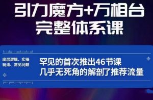 引力魔方万相台完整体系课:底层逻辑、实操玩法、常见问题,无死角解剖推荐流量-淘金日记