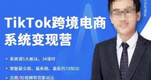 嘉伟5月新课《TiKToK跨境电商变现营》跨境电商系统传授TikTok玩法，从小白到高手，真正的电商实战课程-淘金日记