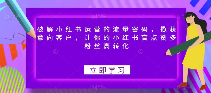 破解小红书运营的流量密码，揽获意向客户，让你的小红书高点赞多粉丝高转化-淘金日记