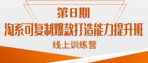 淘系可复制爆款打造能力提升班,这是一套可复制的打爆款标准化流程-淘金日记