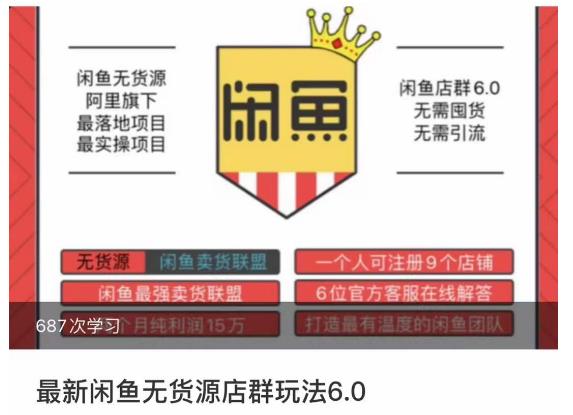闲鱼无货源店群玩法6.0,无需囤货,无需引流,两个月盈利18W的核心秘籍,所有细节一清二楚-淘金日记