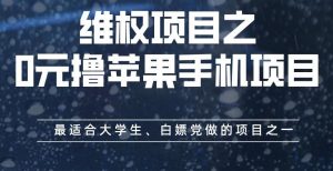维权项目之0元撸苹果手机项目,最适合大学生、白嫖党做的项目之一【揭秘】-淘金日记