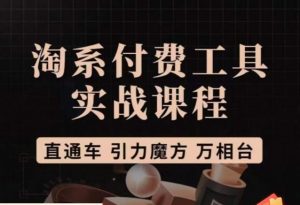 猫老师·淘系付费工具实战课程，直通车/引力魔方/万相台-淘金日记