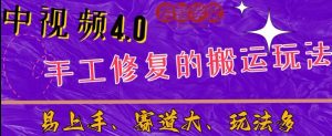 中视频4.0赛道:新手福音,入门简单,上手快【揭秘】-淘金日记