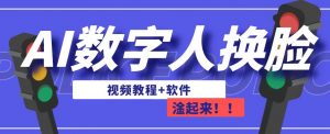 AI数字人换脸，可做直播，简单操作，有手就能学会（教程+软件）-淘金日记