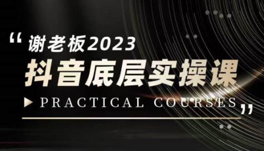 蟹老板·2023抖音底层实操课,打造短视频的底层认知-淘金日记