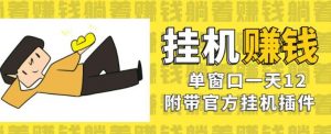 美金挂机项目，单窗口一天12，官方免费插件自动运行，对小白友好【揭秘】-淘金日记