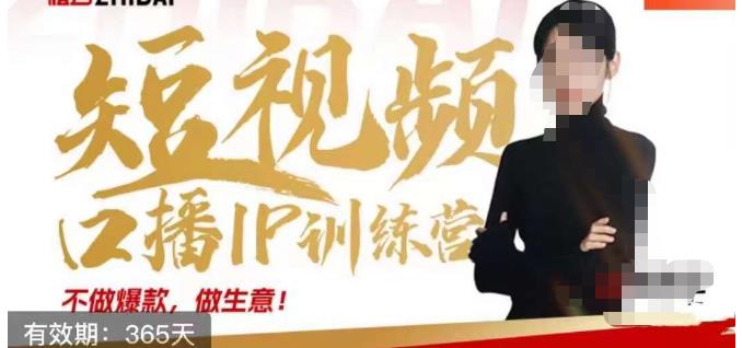 大实话IP圈周百见短视频口播IP训练营，讲透短视频创业核心方法-淘金日记