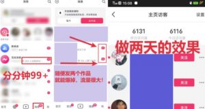 全网首发,日引500+男粉美女视频四开屏玩法,发一个爆一个【揭秘】-淘金日记