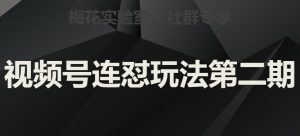 梅花实验室社群视频号连怼玩法第二期，实操讲解全部过程-淘金日记