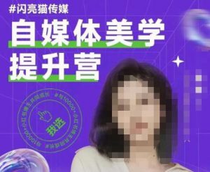 自媒体美学提升营,手把手带你提升品牌审美,做一个有调性的博主-淘金日记