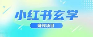 小红书玄学项目,直接上手操作,日入500【揭秘】-淘金日记