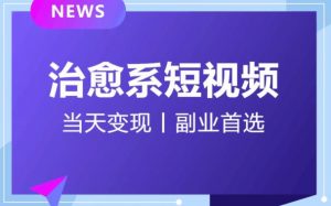 日引流500+的治愈系短视频,当天变现,小白月入过万首-淘金日记