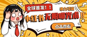 全网首发-小红书无限曝光术pro版全领域粉丝精准拿下-淘金日记