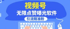 全网首发,视频号无限点赞曝光,引流精准粉【揭秘】-淘金日记