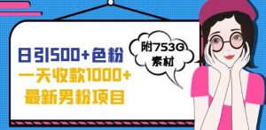 一天收款1000+元,最新男粉不封号项目,拒绝大尺度,全新的变现方法【揭秘】-淘金日记