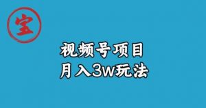 宝哥视频号无货源带货视频月入3w，详细复盘拆解-淘金日记