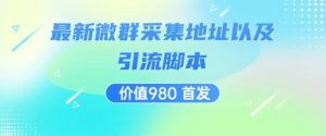 价值980最新微信群采集网址以及微群引流脚本，解放双手，全自动引流-淘金日记