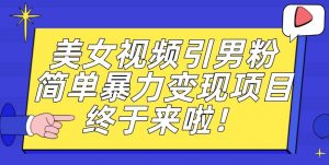 价值3980的男粉暴力引流变现项目,一部手机简单操作,新手小白轻松上手,每日收益500+【揭秘】-淘金日记