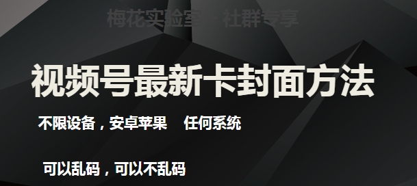 梅花实验室社群最新卡封面玩法3.0，不限设备，安卓苹果任何系统-淘金日记