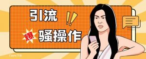 最新引流骚操作，单账号日引50-100，简单粗暴，适合于小白各行各业都可以进行操作，精准粉丝加到爆-淘金日记