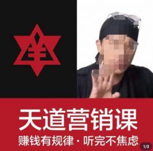 天道老阮-天道营销课,赚钱有规律,听完不焦虑-淘金日记