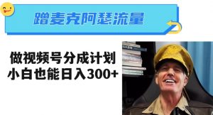 蹭麦克阿瑟热点，做视频号分成计划，小白三分钟一条日入300+【揭秘】-淘金日记