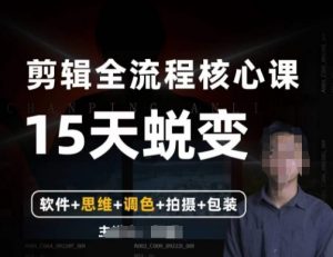 阿晖【全能剪辑高手训练营】剪辑+思维+调色+拍摄+包装（5合1）-淘金日记