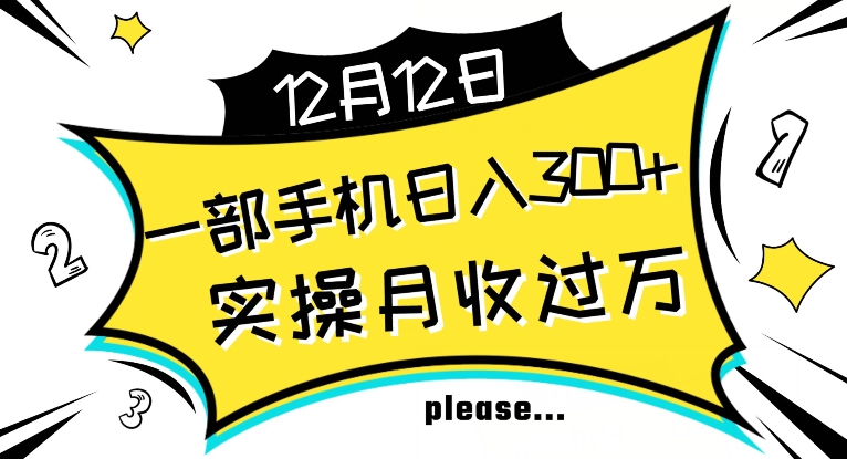 【全网变现首发】新手实操单号日入500+,渠道收益稳定,项目可批量放大【揭秘】-淘金日记