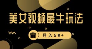 美女短视频最牛玩法，流量高，变现快，轻松月入5W+【揭秘】-淘金日记